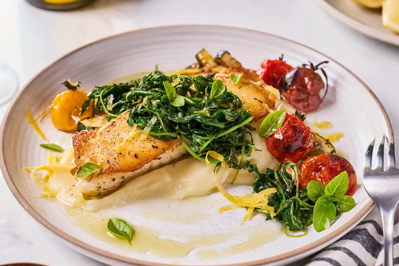 Pan-Seared Sea Bass