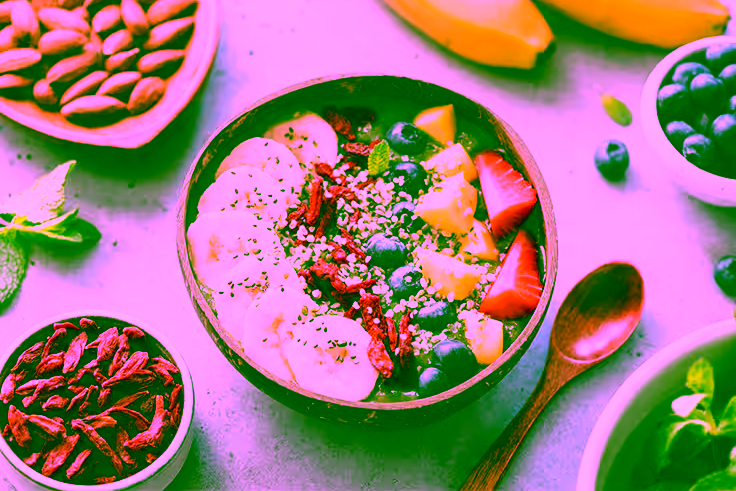 Blueberry & Almond Energy Bowl