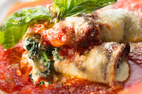 Eggplant Involtini Alla Parmigiana Recipe