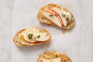 Apple & Brie Crostini