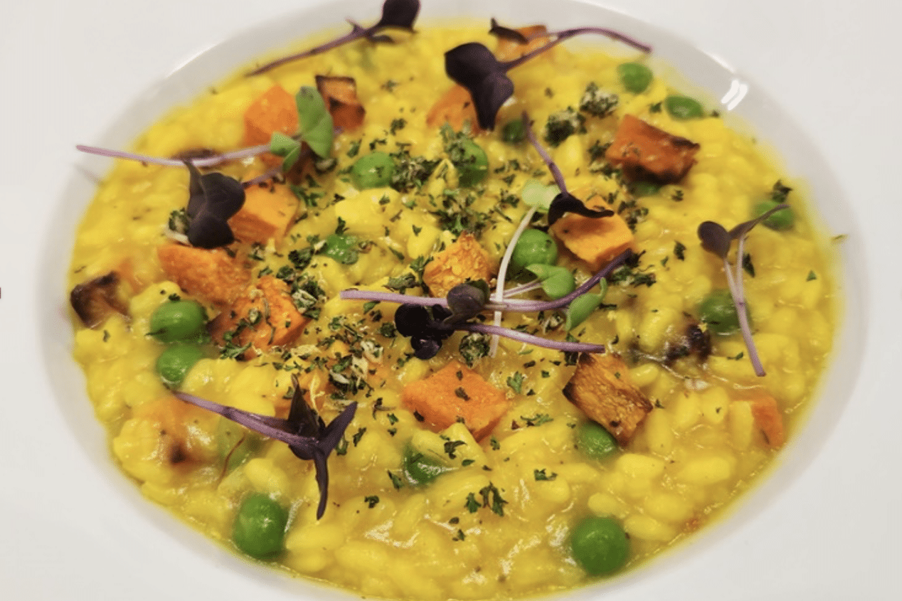 Citrus Pumpkin Risotto Gremolata