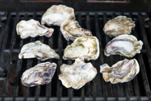 Grilled Oysters with Tarragon Butter