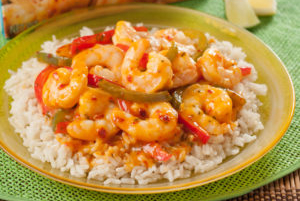 Key Chili Citrus Shrimp with Coconut Jasmine Rice