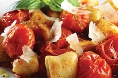 Potato Gnocchi with Cherry Tomato Sauce