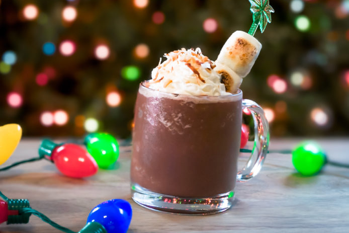 Tropical Frozen Hot Cocoa